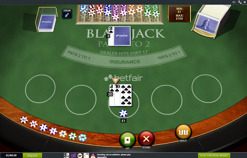 Blackjack Online Real Money