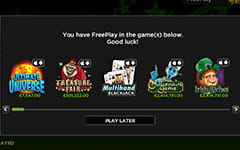 Eligible Games for the FreePlay Money at 888